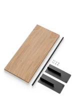 Polica New Works Wardrobe Shelf Kit, oak/black