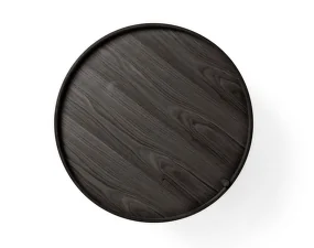 Stolík Turning Table, black ash