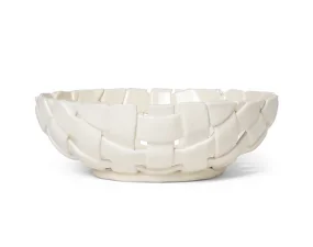 Keramická misa Plait Bowl Ø30, off-white