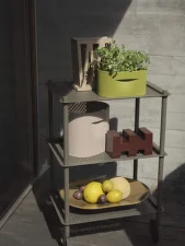 Kvetináč Ridge Planter H24, off-white