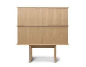 Komoda Stilt Sideboard Double, natural oak