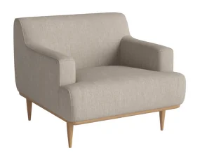 Kreslo Dover, oiled oak/Baize sand