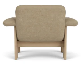 Kreslo Brasilia Low Back, Bouclé 02/natural oak
