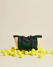 Plátená taška Weekend Bag Small, dark green multi