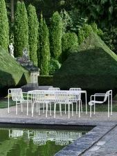 Barová stolička Palissade Bar Stool, cream white