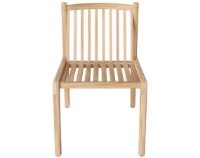 Záhradná stolička Patio, untreated solid teak