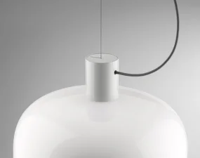 Závesné svietidlo Bellhop Glass S2, white