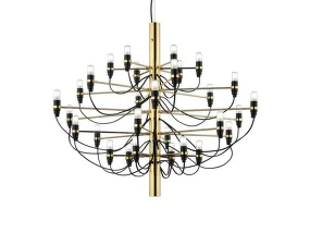 Luster 2097/30 Clear Bulbs, brass
