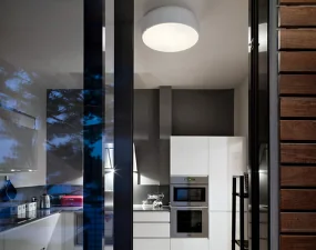 Stropné svietidlo Smithfield C, glossy black