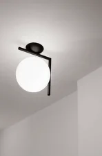 Nástenné/stropné svietidlo IC C/W1, black