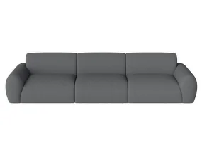 Trojmiestna pohovka Núvol, dark grey