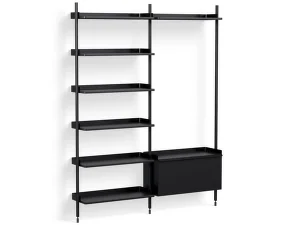 Policový systém Pier kombinácia 152, black