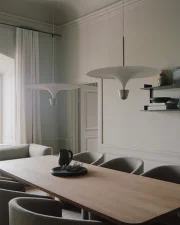 Závesné svietidlo Kantarell Ø60, nickel