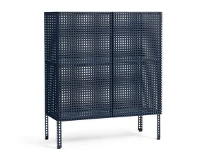 Skrinka Perforated Cabinet Floor Medium, steel blue