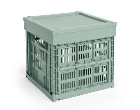 Plastové veko Colour Crate Cube/Square M, sage green