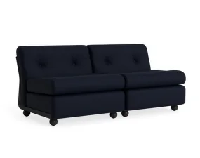 Dvojmiestna pohovka Amanta, Maglia blue black