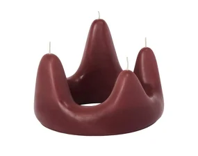 Sviečka Stala Ring, dark grape