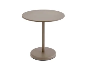 Stolík Linear Steel Café Table Ø70, taupe