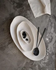 Sada servírovacích tanierov Native Oval Tray, birch