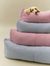 Pelech pre psa Dogs Bed S, blue and white stripe