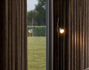 Závesné svietidlo Parentesi D, nickel