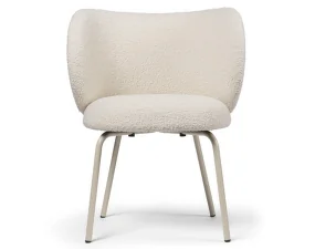 Jedálenská stolička Rico, Nordic Bouclé off-white / cashmere