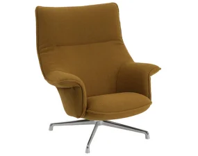 Kreslo Doze Lounge Chair Swivel, Hearth 8 / polished aluminum