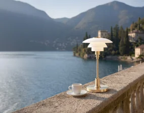Prenosná lampa PH 1/1, brass metallised