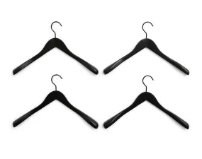 Ramienka Smooth Wide set 4ks, black