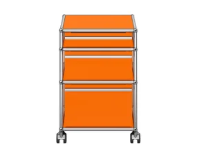 Zásuvkový kontajner na kolieskach USM Haller M63, pure orange