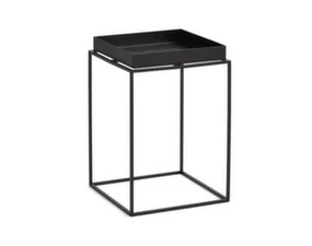 Stolík Tray Table 30x30 High, black