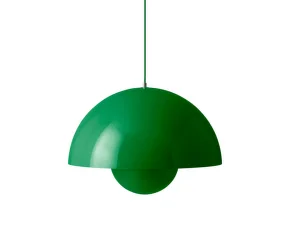 Závěsná lampa Flowerpot VP2, signal green