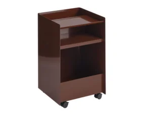Stolík Folded Trolley Low Open, dark red