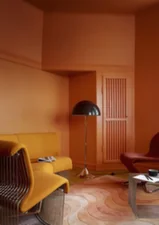 Stojacia lampa Panthella 500, original opal brown