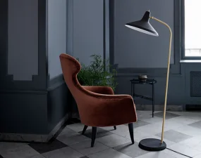 Stojacia lampa G-10 Floor Lamp, black