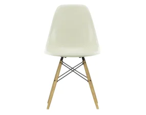 Stolička Eames Fiberglass DSW, parchment/ash
