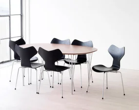 Stolička Grand Prix™, black / chrom