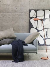 Vankúš Twine 50x80, beige-grey