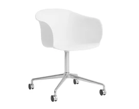 Stolička Elefy JH36, white/polished aluminium