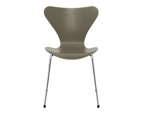 Stolička Series 7™, olive green / chróm