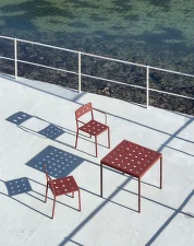 Stolička Balcony Chair, iron red