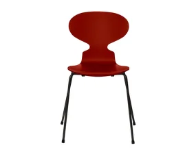 Stolička Ant™ 3101 lacquered, venetian red / black