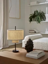Stolná lampa Margin, beige