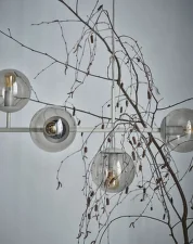 Závesná lampa Orb, grey