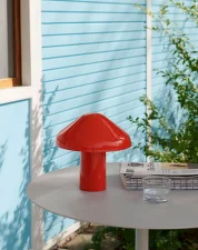 Prenosná lampa Pao Ø23, red