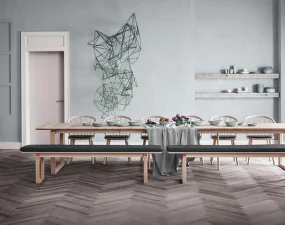 Predĺžovací diel Nord, white pigmented oiled oak