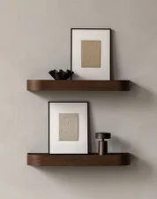 Polica Epoch 50, dark stained oak