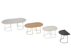 Stolík Airy medium, grey