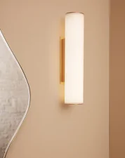 Nástenná lampa Vuelta 40, white/brass