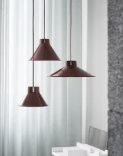 Závesná lampa Top Ø28, deep red